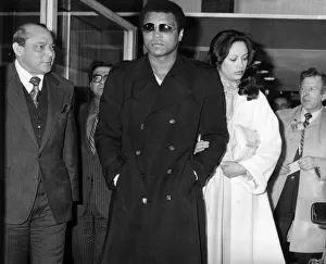 The former heavyweight champion of the world Muhammad Ali flew into Heathrow Airport The former heavyweight champion of the world Muhammad Ali flew into Heathrow Airport