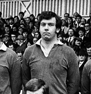 Hefin Jenkins, Llanelli RFU Player, October 1974 Hefin Jenkins, Llanelli RFU Player, October 1974