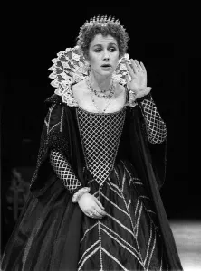 Helen Mirren in Duchess of Malfi theatre play, March 1981 Helen Mirren in Duchess of Malfi theatre play, March 1981