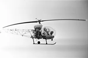 Helicopter above a Pop Concert in Berkshire. Circa 26th/27th August 1974 Helicopter above a Pop Concert in Berkshire. Circa 26th/27th August 1974