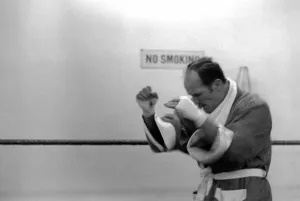 Henry Cooper started training today for his March 16th Titles defence against Joe Bugner Henry Cooper started training today for his March 16th Titles defence against Joe Bugner