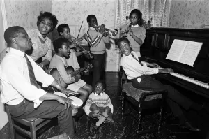 Herbert and Gloria Cameron with their family. May 1974 Herbert and Gloria Cameron with their family. May 1974