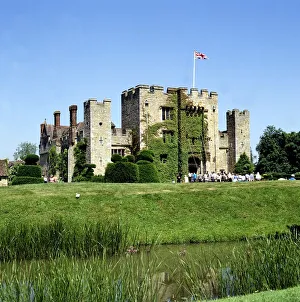 Hever Castle in Kent - April 1982 home of Lord Astor - general view of Hever Castle in Kent - April 1982 home of Lord Astor - general view of