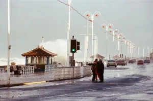 High tides batter the sea front at Redcar where police closed a stretch of the Esplanade High tides batter the sea front at Redcar where police closed a stretch of the Esplanade