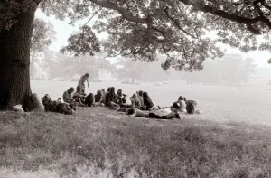 Hippy Festival Windsor Great Park August 1972 Groups of hippies from all Hippy Festival Windsor Great Park August 1972 Groups of hippies from all