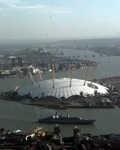 The HMS London is visiting London for the last time before being decomitioned The ship The HMS London is visiting London for the last time before being decomitioned The ship