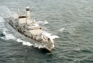 HMS Marlborough seen here approaching the Teesside coast on her inaugural visit to HMS Marlborough seen here approaching the Teesside coast on her inaugural visit to