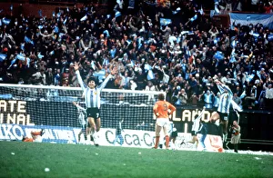 Holland v Argentina World Cup Final 1978 Argentina celebrate Mario Kempes Holland v Argentina World Cup Final 1978 Argentina celebrate Mario Kempes