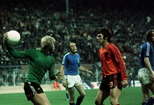 Holland v Sweden World Cup 1974 football Hellstrom goalkeeper Sweden Holland v Sweden World Cup 1974 football Hellstrom goalkeeper Sweden