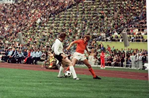 Holland West Germany World Cup 1974 Schwarzenbeck Van de Kerkhof or van der Kerkhof Holland West Germany World Cup 1974 Schwarzenbeck Van de Kerkhof or van der Kerkhof