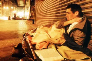 A down and out homeless man from the Strand in London has been on the streets for 16 A down and out homeless man from the Strand in London has been on the streets for 16