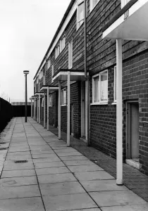 Homes in Skelmersdale, West Lancashire. 30th January 1976 Homes in Skelmersdale, West Lancashire. 30th January 1976