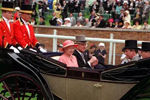 Horseracing Royal Ascot June 1998 with Queen Elizabeth II Prince Philip Horseracing Royal Ascot June 1998 with Queen Elizabeth II Prince Philip