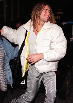 Howard Donald Singer of top Pop Group Take That arrives at a Party for the Group at Howard Donald Singer of top Pop Group Take That arrives at a Party for the Group at