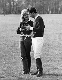 HRH Prince Charles with female companion Jane Ward Circa 1978 HRH Prince Charles with female companion Jane Ward Circa 1978