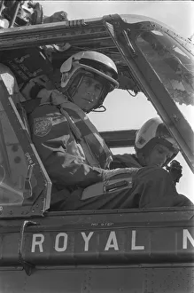 HRH Prince Charles the Prince Of Wales Helicopter Training March 1974 HRH Prince Charles the Prince Of Wales Helicopter Training March 1974