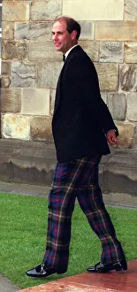 HRH Prince Edward arriving at Holyroodhouse in Edinburgh, June 1999 HRH Prince Edward arriving at Holyroodhouse in Edinburgh, June 1999