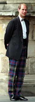 HRH Prince Edward arriving at Holyroodhouse in June 1999 Attending concert at palace of HRH Prince Edward arriving at Holyroodhouse in June 1999 Attending concert at palace of