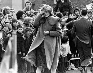 HRH The Princess of Wales, Princess Diana in Huddersfield, West Yorkshire HRH The Princess of Wales, Princess Diana in Huddersfield, West Yorkshire