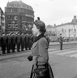 HRH Queen Elizabeth ll October 1954 visits the North of England - Sheffield HRH Queen Elizabeth ll October 1954 visits the North of England - Sheffield