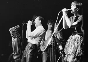 The Human League 1982 Performing on stage In concert Music Groups The Human League 1982 Performing on stage In concert Music Groups