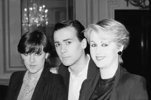 The Human League-(l-r) Joanne Catherall, Philip Oakey and Susanne Sulley The Human League-(l-r) Joanne Catherall, Philip Oakey and Susanne Sulley