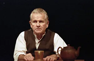 Ian Holm on stage in Landscape by Harold Pinter at the Cottesloe Theatre Ian Holm on stage in Landscape by Harold Pinter at the Cottesloe Theatre