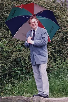Ian McCaskill British weather presenter at a garden DBase Ian McCaskill British weather presenter at a garden DBase