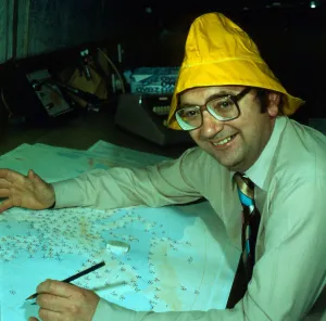 Ian McCaskill Scottish weatherman May 1984 Ian McCaskill Scottish weatherman May 1984