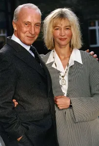 Ian Richardson Actor with Kitty Aldridge who are to appear in the television drama series Ian Richardson Actor with Kitty Aldridge who are to appear in the television drama series