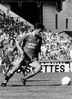 Ian Rush Football player Aug 1986 Everton v Liverpool at Goodison Park Ian Rush Football player Aug 1986 Everton v Liverpool at Goodison Park