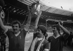 Ian Rush right with Alan Kennedy and Ronnie Whelan of Liverpool with the League Cup after Ian Rush right with Alan Kennedy and Ronnie Whelan of Liverpool with the League Cup after