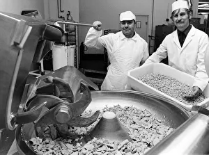 ICI, Billingham. Chicken production, with John Harvey (left ICI, Billingham. Chicken production, with John Harvey (left