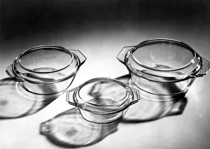The iconic Pyrex clear casseroles, made by James A. Jobling and Co. Ltd The iconic Pyrex clear casseroles, made by James A. Jobling and Co. Ltd