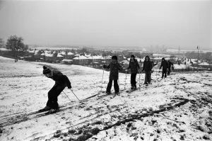 Ilmington Road School pupils skiing. 4th February 1976 Ilmington Road School pupils skiing. 4th February 1976