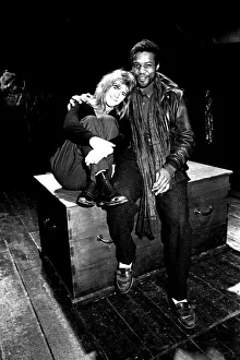 Imogen Stubbs with Hugh Quarshie, when they were at the People's Theatre Imogen Stubbs with Hugh Quarshie, when they were at the People's Theatre