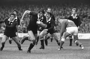 International Rugby, Wales v. New Zealand. Murray Mexted International Rugby, Wales v. New Zealand. Murray Mexted