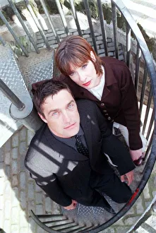 Invasion Earth Photocall April 1998 - pic shows L to R Vincent with Phyllis Logan at Invasion Earth Photocall April 1998 - pic shows L to R Vincent with Phyllis Logan at