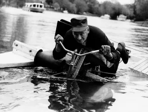 Inventions Patrick Thomas invents the Horizontal water bicycle May 1972 Inventions Patrick Thomas invents the Horizontal water bicycle May 1972