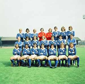 Ipswich Town Collection: Ipswich Town, Football Team, August 1974. Back Row (left to right) Geoff Hammond