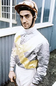 Irish jockey Johnny Roe in his silks. March 1970 Irish jockey Johnny Roe in his silks. March 1970