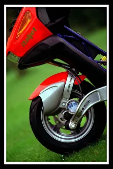 Italjet scooter July 1999 for Road Record supplement red blue bike wheel Italjet scooter July 1999 for Road Record supplement red blue bike wheel