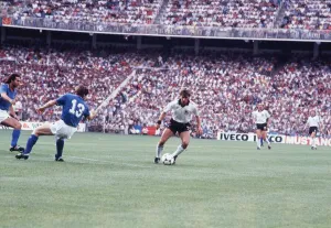 Italy v West Germany 1982 World Cup Gabriele Oriali turns his attention to Italy v West Germany 1982 World Cup Gabriele Oriali turns his attention to