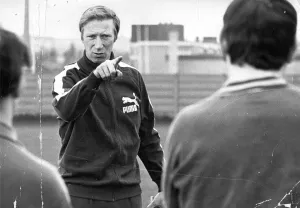 Jack Charlton talking to coaches at Wallsend Sports Centre in April 1972 Jack Charlton talking to coaches at Wallsend Sports Centre in April 1972