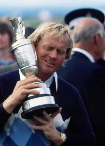 Jack Nicklaus with Open Championship trophy 1978 Jack Nicklaus with Open Championship trophy 1978