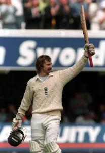 Jack Russell England cricketer acknowledges his Second Test century at Lords against Jack Russell England cricketer acknowledges his Second Test century at Lords against
