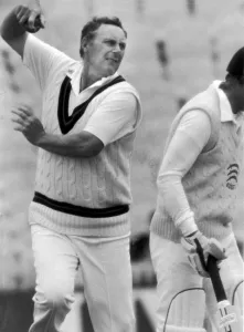 Jack Simmons, Lancashire and Tasmania Cricket Player. Circa 1987 Jack Simmons, Lancashire and Tasmania Cricket Player. Circa 1987