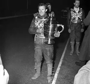 Jack Young - Speedway World Championship. September 1952 C4589 Jack Young - Speedway World Championship. September 1952 C4589