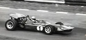 JACKIE STEWART WINNING THE RACE OF CHAMPIONS AT BRANDS HATCH JACKIE STEWART WINNING THE RACE OF CHAMPIONS AT BRANDS HATCH
