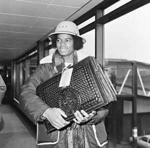 The Jackson Five pop group arrive in London for a UK tour The Jackson Five pop group arrive in London for a UK tour